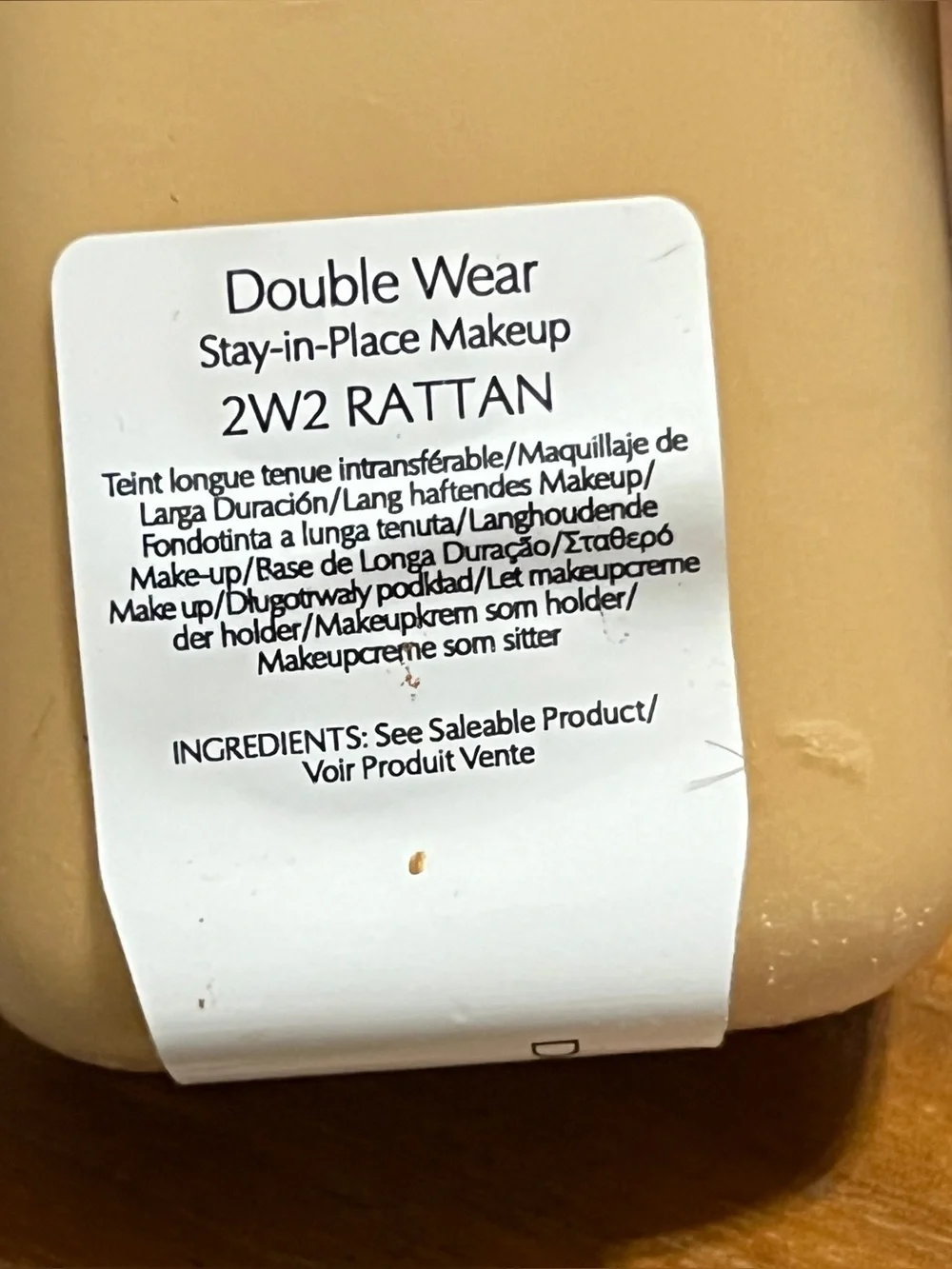Estee Lauder Double Wear Foundation Original Formula 2W2 - RATTAN